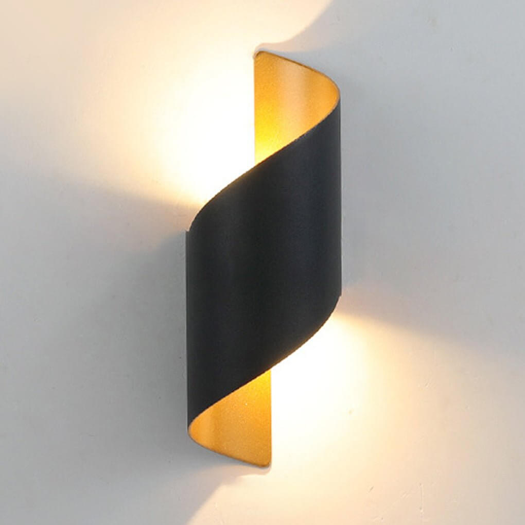 Spiral Dual Sided LED Wall Light
