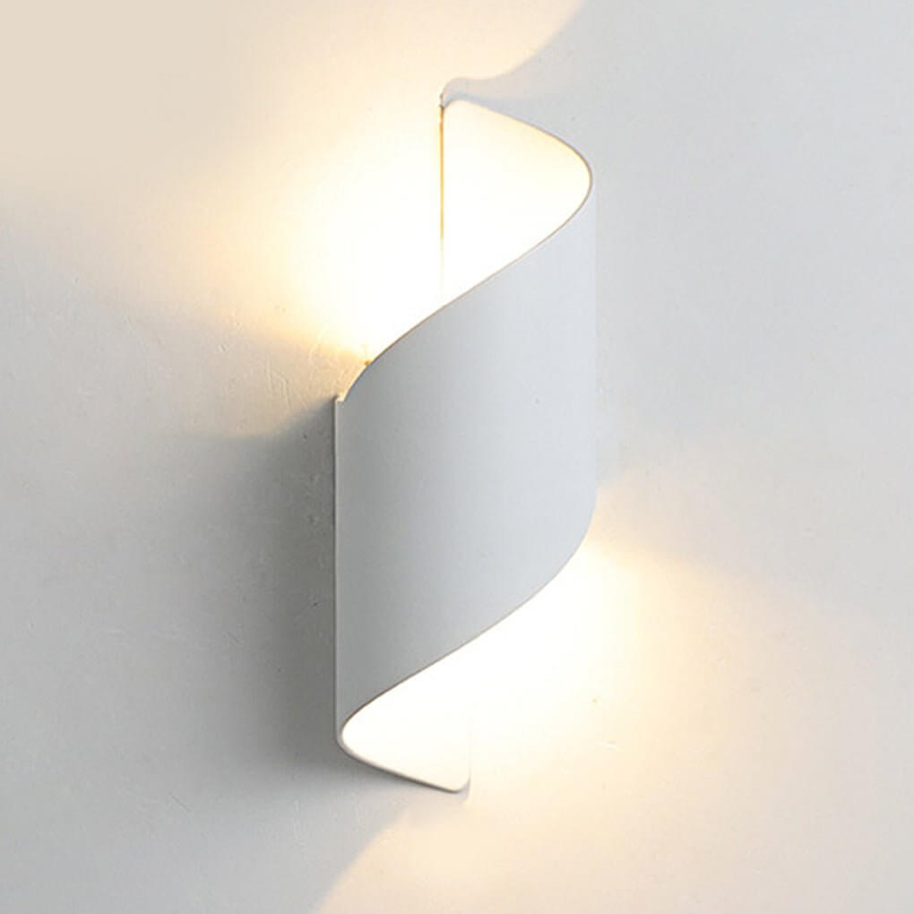 Spiral Dual Sided LED Wall Light