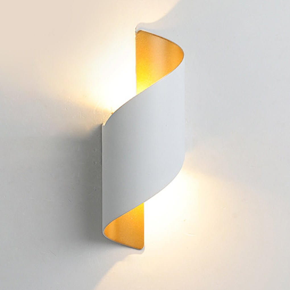 Spiral Dual Sided LED Wall Light