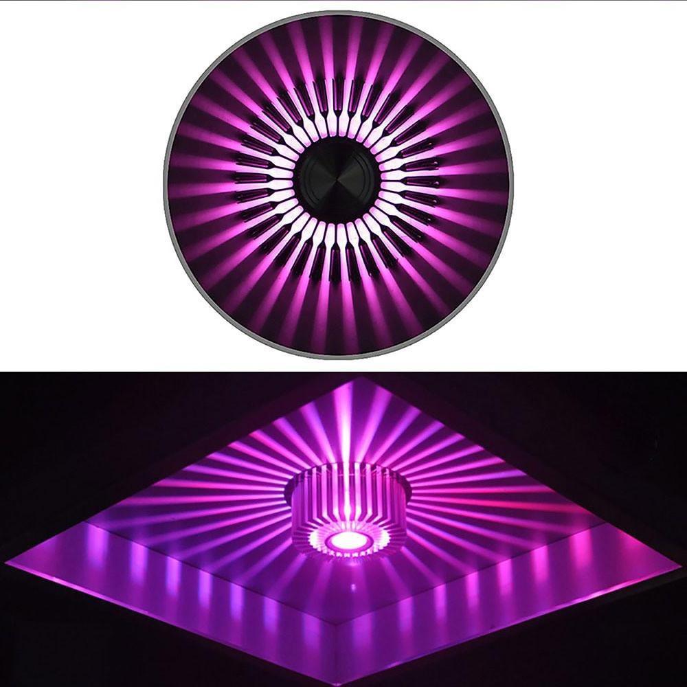 Sunburst LED Flush Mount Ceiling Light