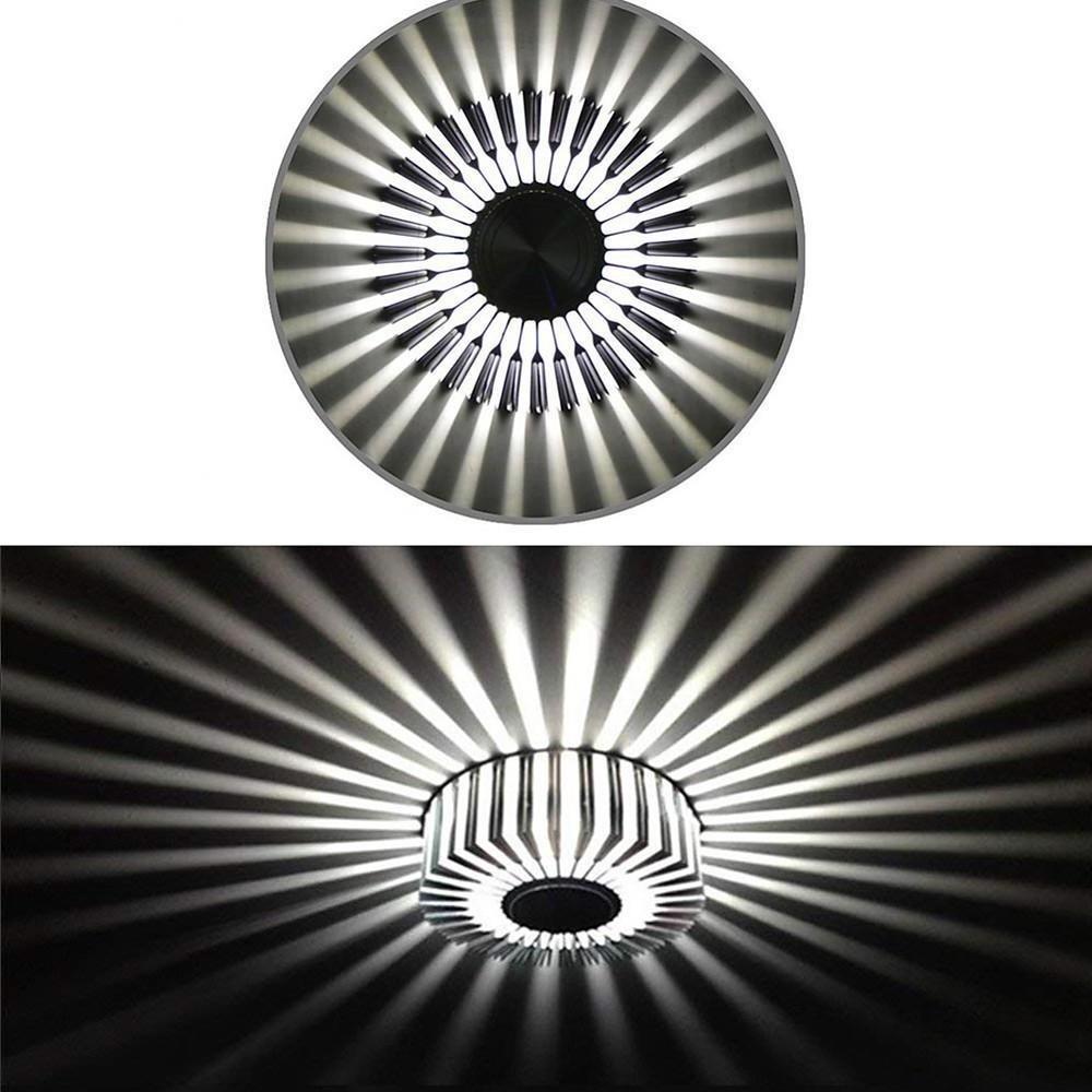 Sunburst LED Flush Mount Ceiling Light