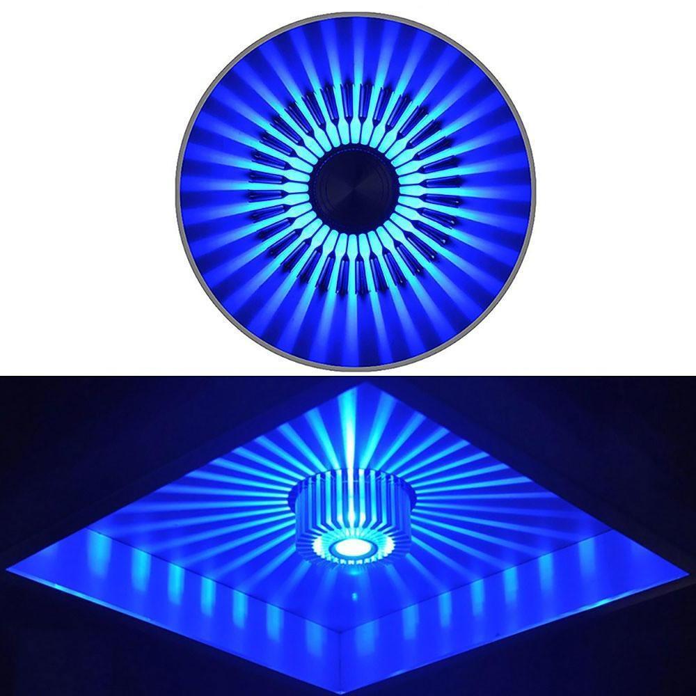 Sunburst LED Flush Mount Ceiling Light