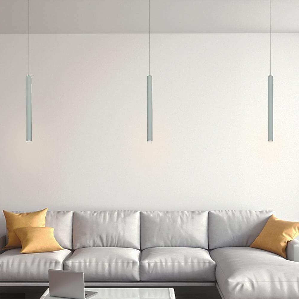 Slim Cylinder LED Pendant Light