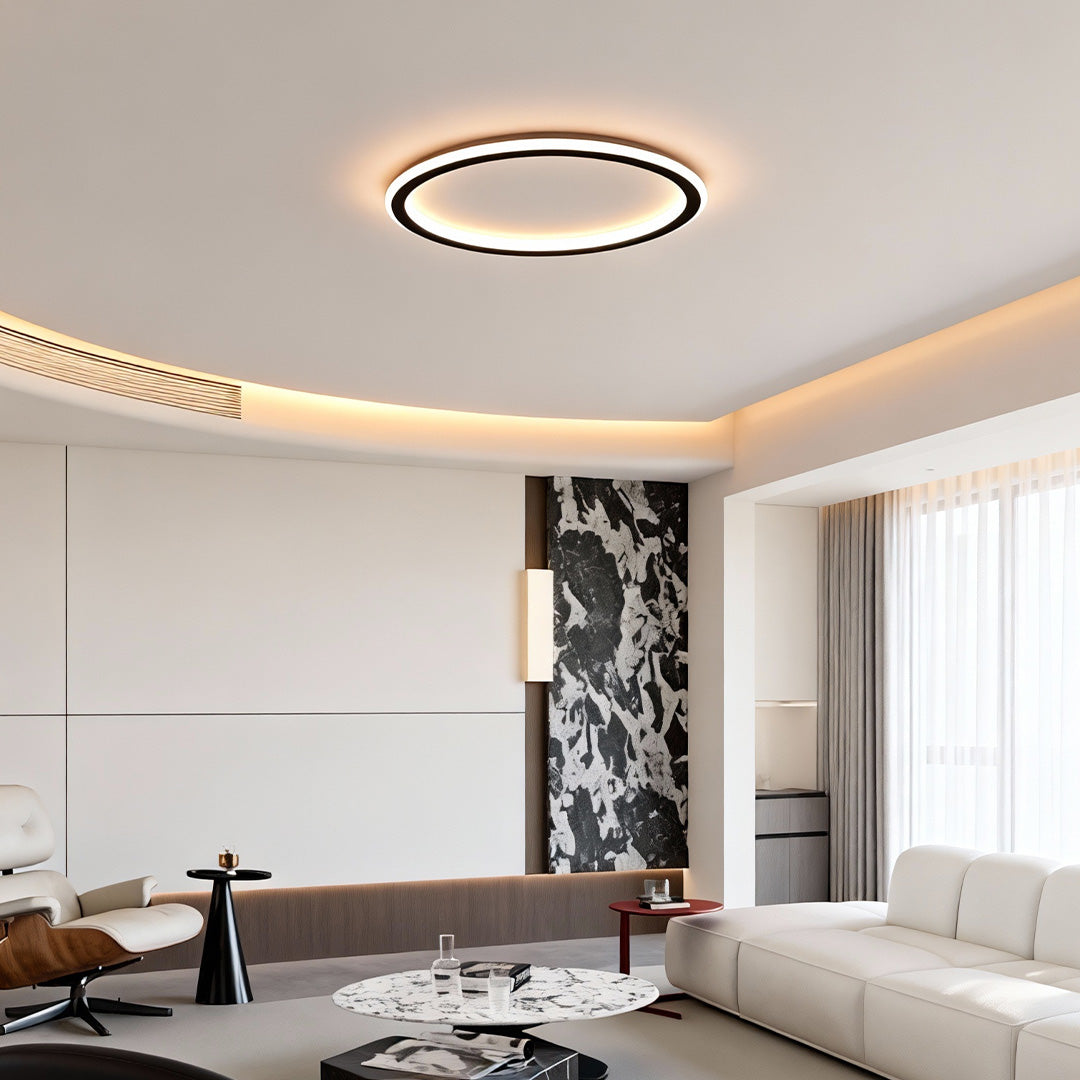 Slim Circle LED Flush Mount Ceiling Light