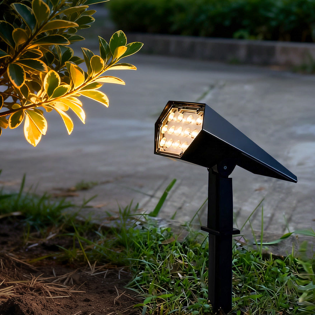 Adjustable Solar Spike Spotlight