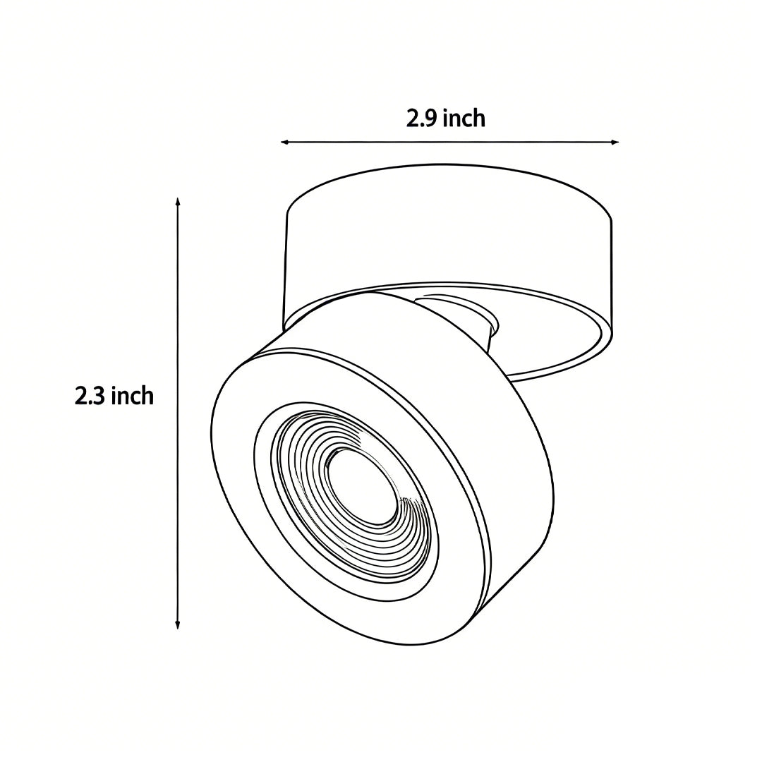 Adjustable Surface Mounted LED Spotlight