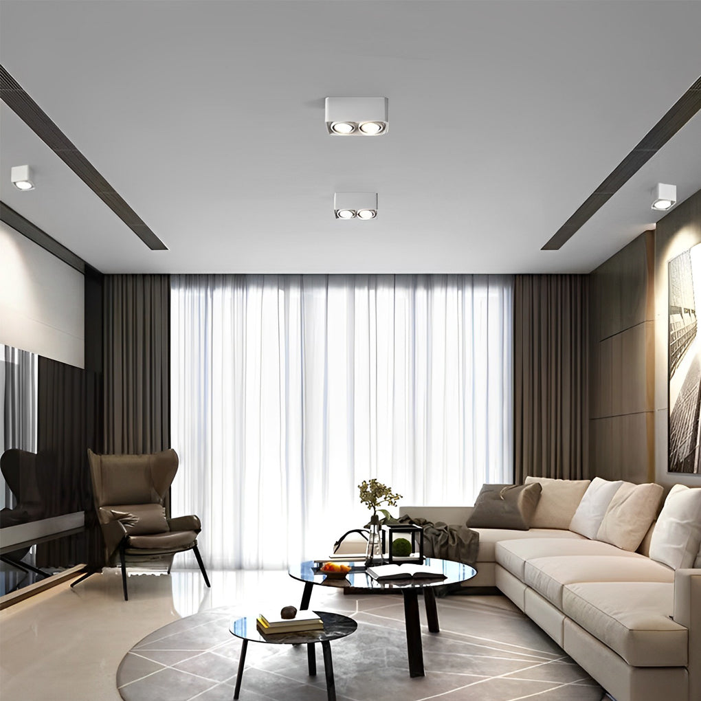 Square Adjustable LED Grille Spotlight