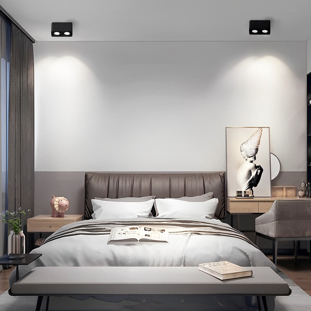 Square Adjustable LED Grille Spotlight