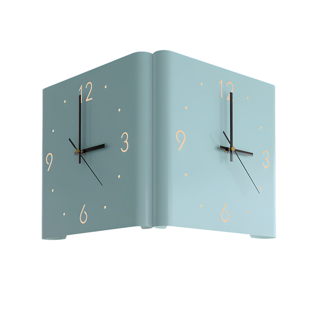 Backlit LED Square Metal Wall Clock