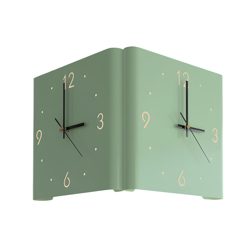 Backlit LED Square Metal Wall Clock