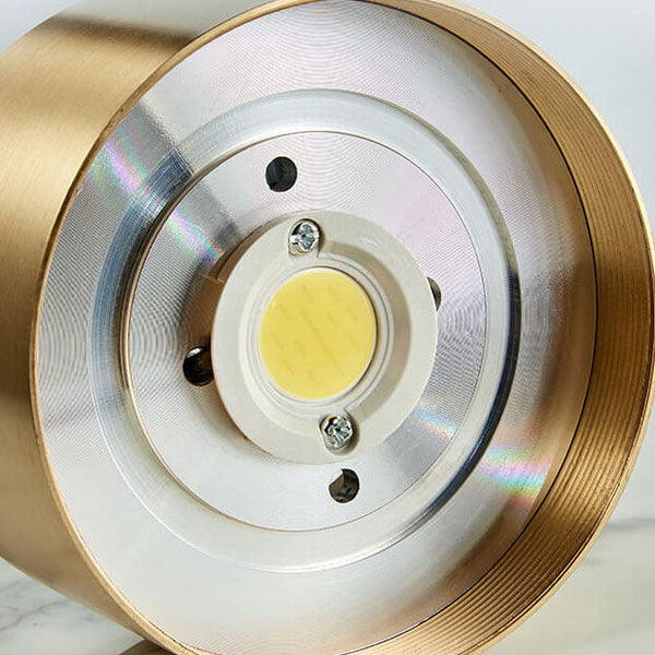 Ultra Thin Copper Flush Mount Light
