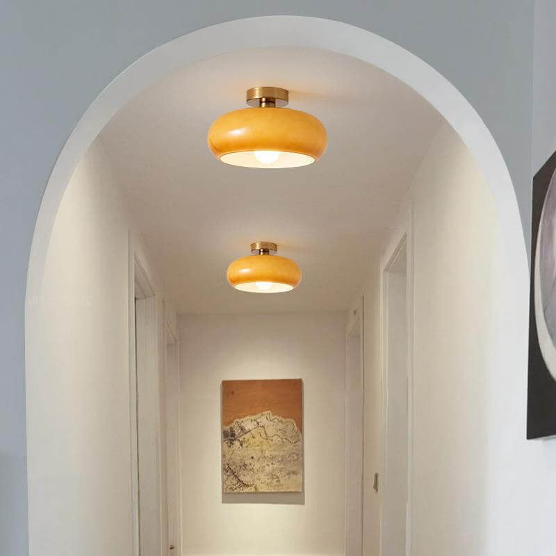 Rue Retro Glass Dome Ceiling Light