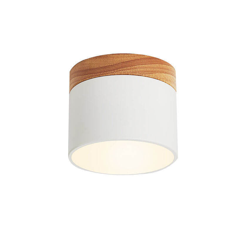 Tove Mini Wood Ring Flush Mount Light