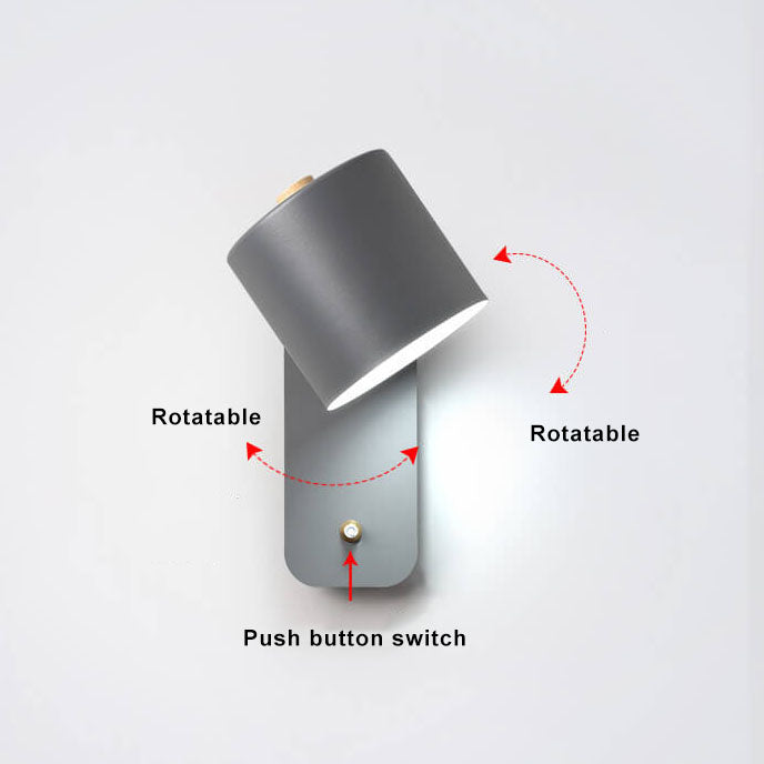 Mello Rotating Cylinder Wall Sconce