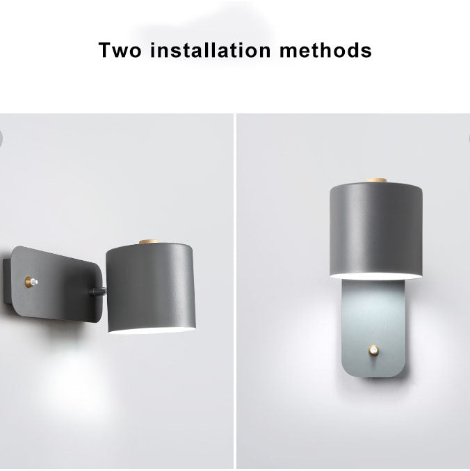 Mello Rotating Cylinder Wall Sconce
