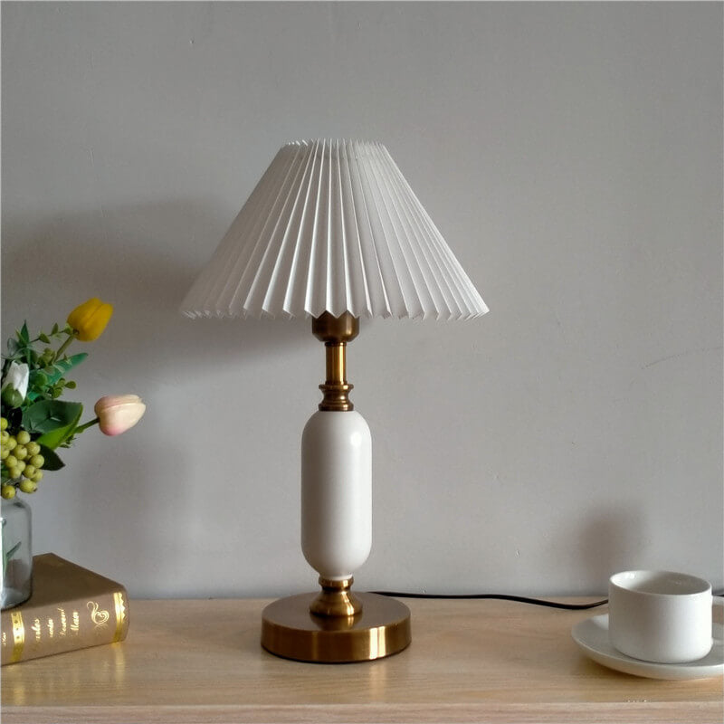 Margot Pleated Shade Table Lamp