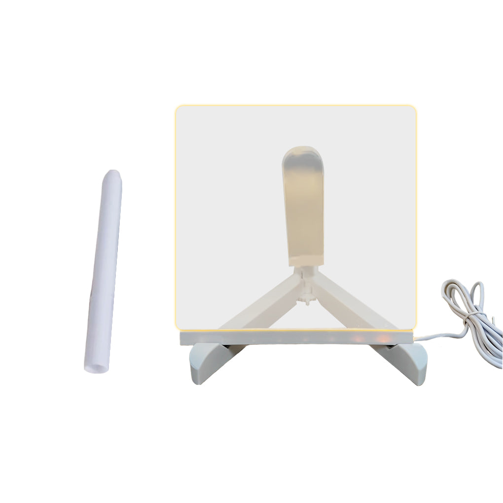 LED Acrylic Message Board Table Lamp
