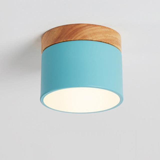 Tove Mini Wood Ring Flush Mount Light
