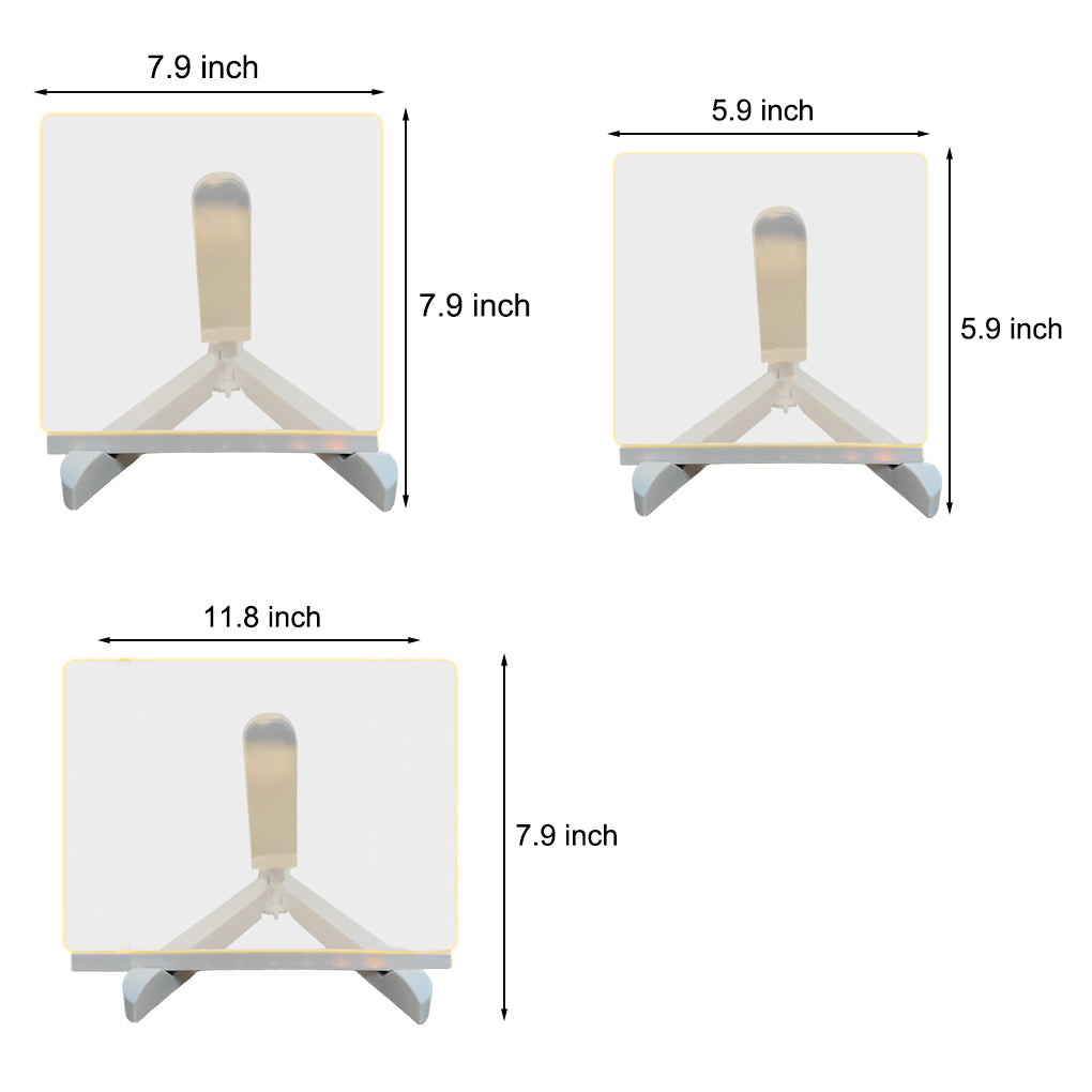 LED Acrylic Message Board Table Lamp