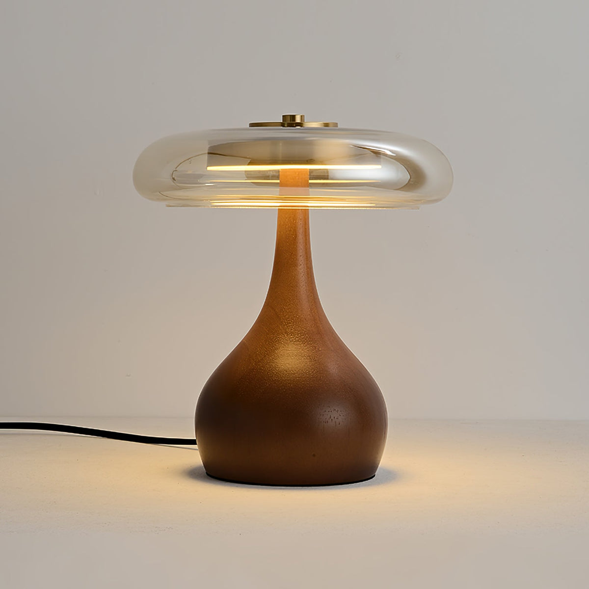 Veyra Modern Glass LED Table Lamp