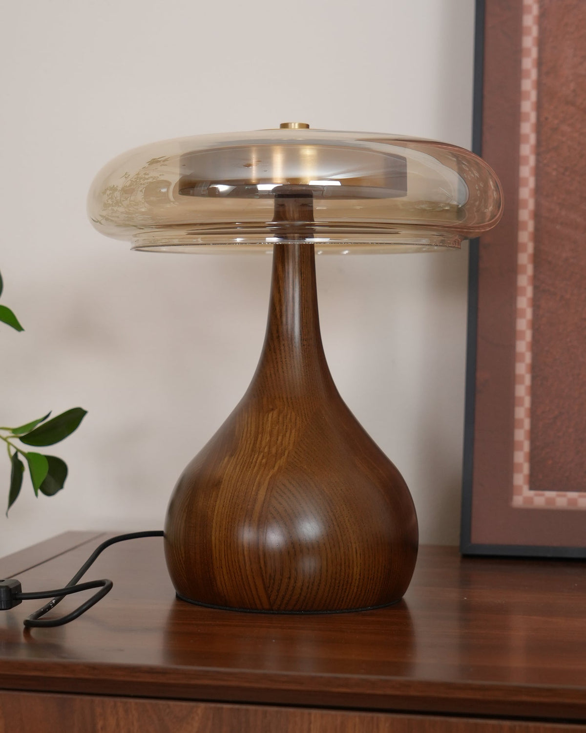 Veyra Modern Glass LED Table Lamp
