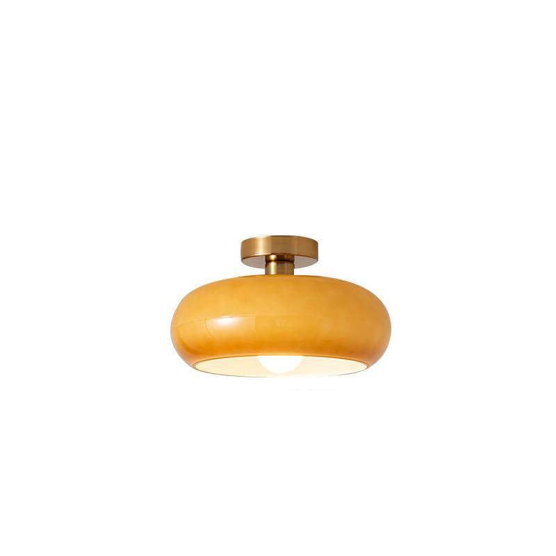 Rue Retro Glass Dome Ceiling Light