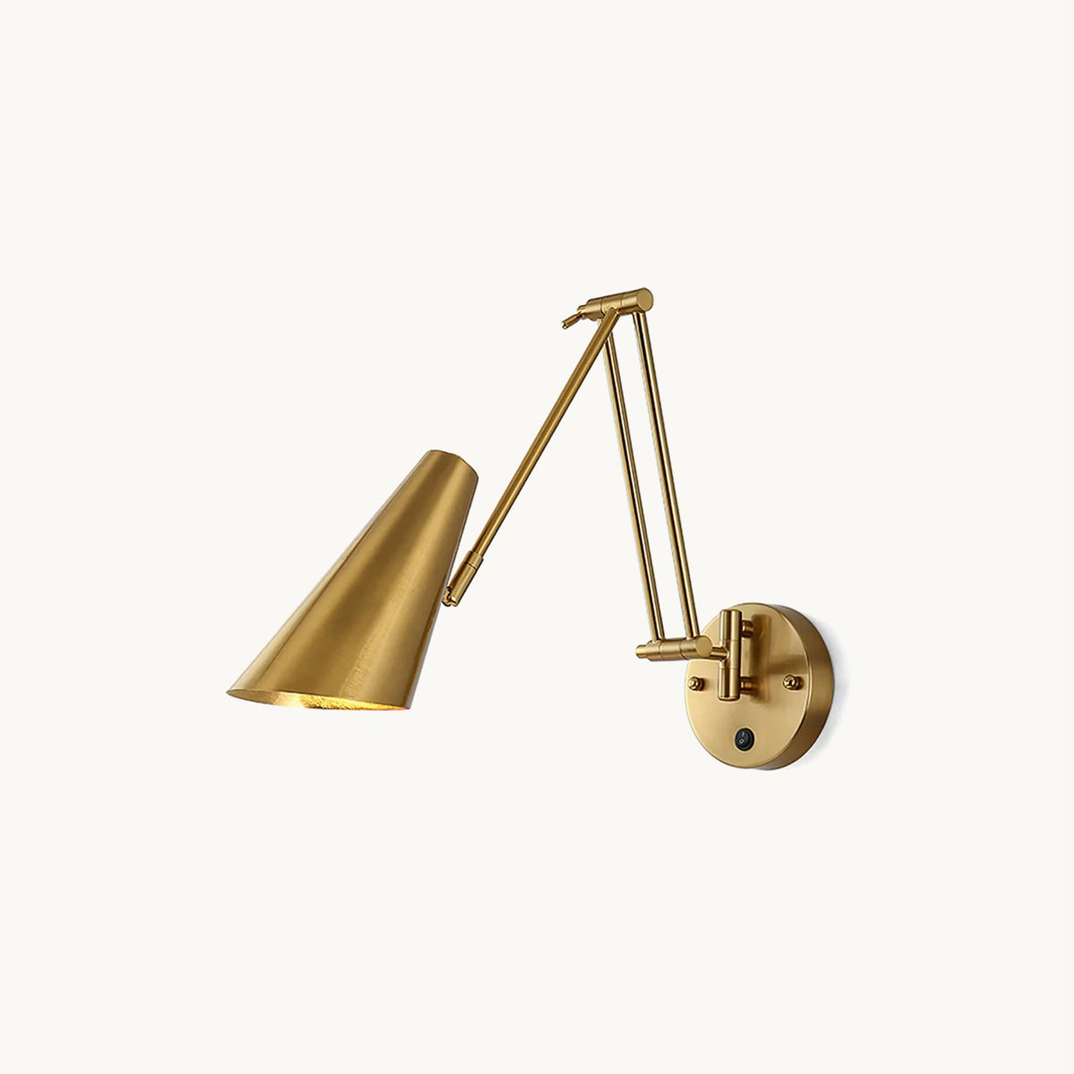Swing Arm Industrial Wall Sconce
