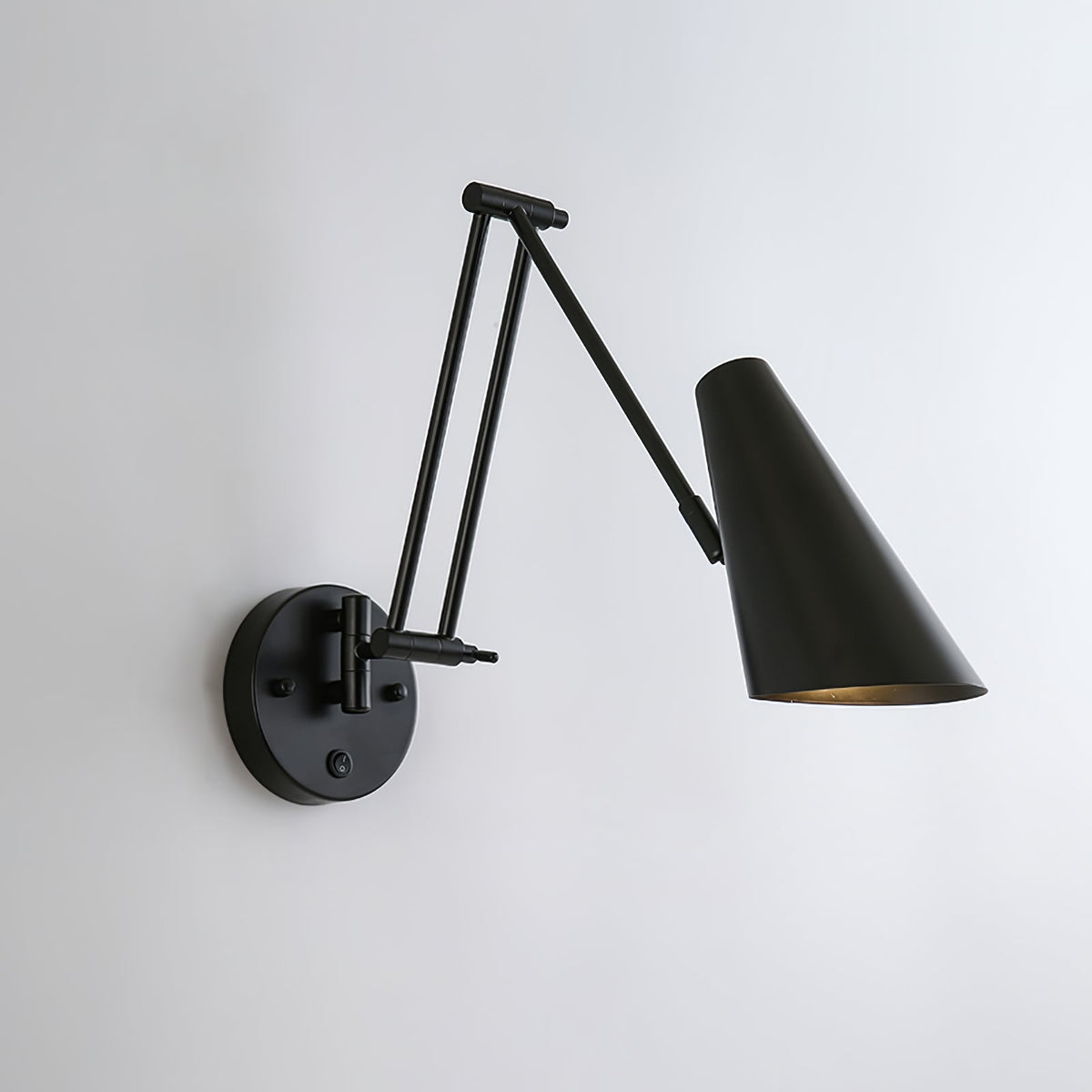 Swing Arm Industrial Wall Sconce