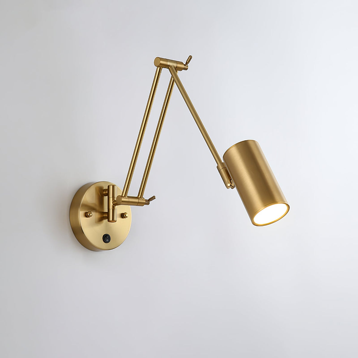 Swing Arm Industrial Wall Sconce