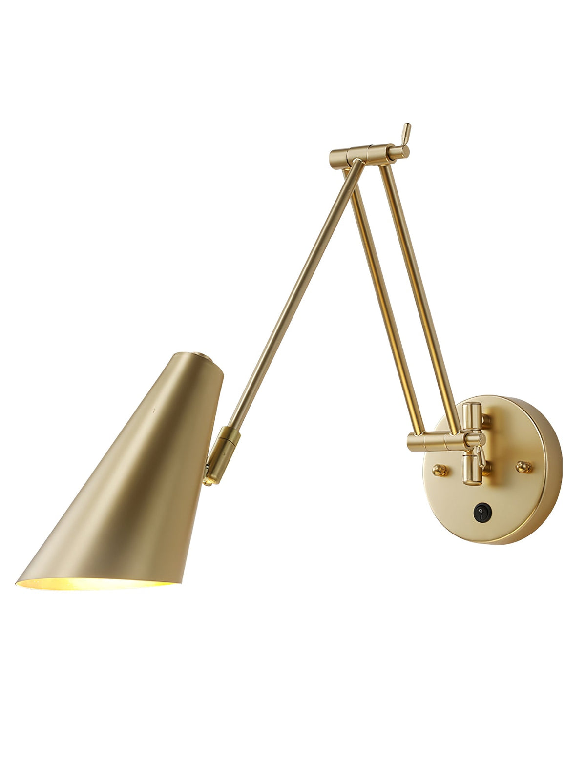 Swing Arm Industrial Wall Sconce