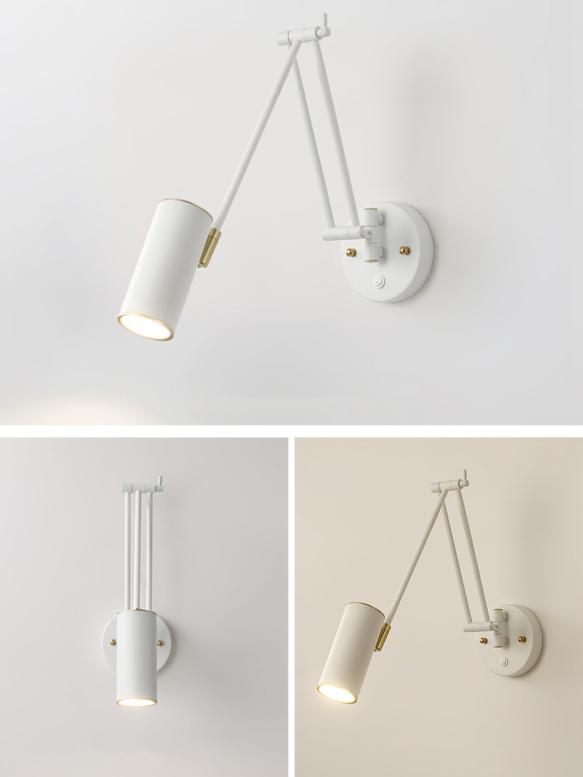 Swing Arm Industrial Wall Sconce