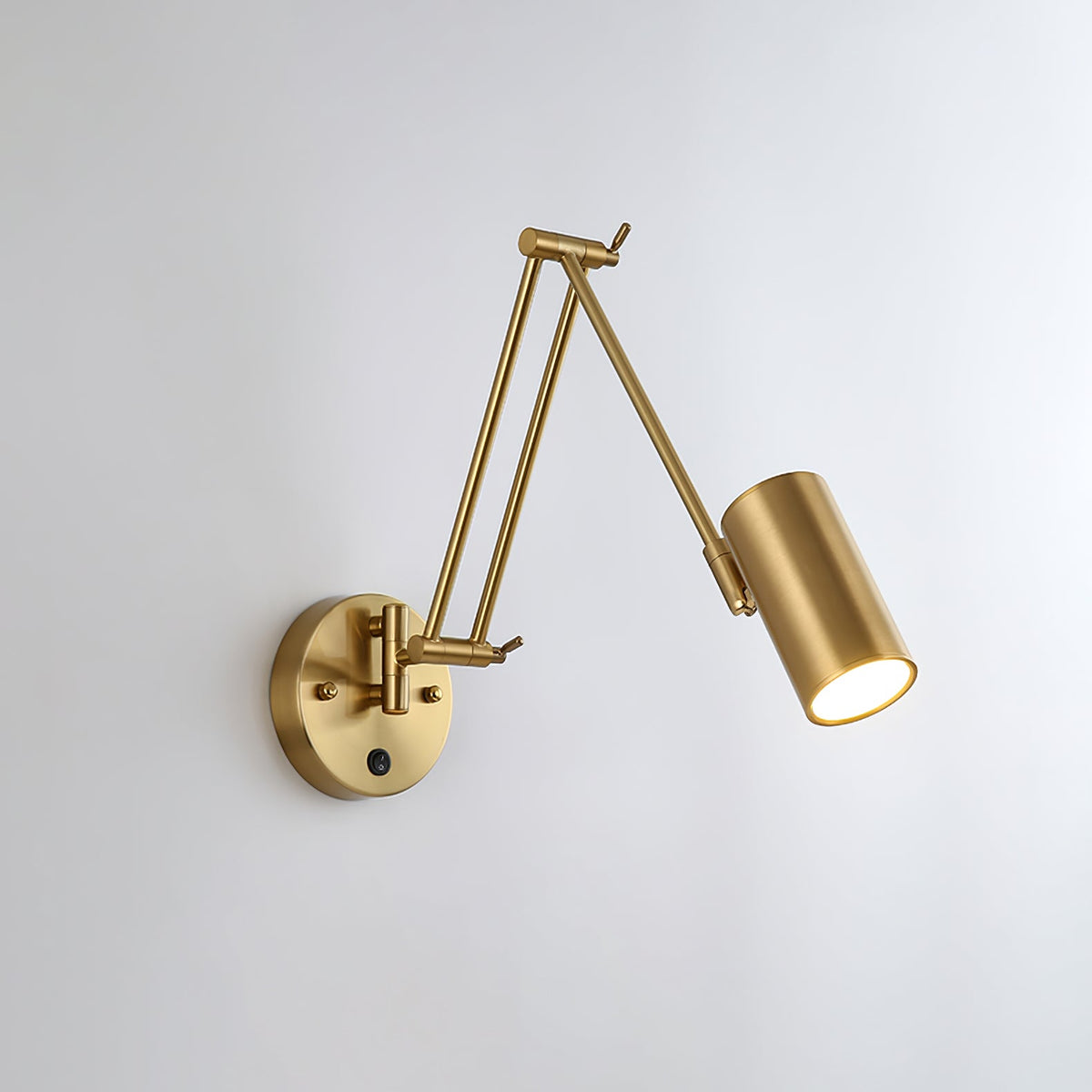 Swing Arm Industrial Wall Sconce