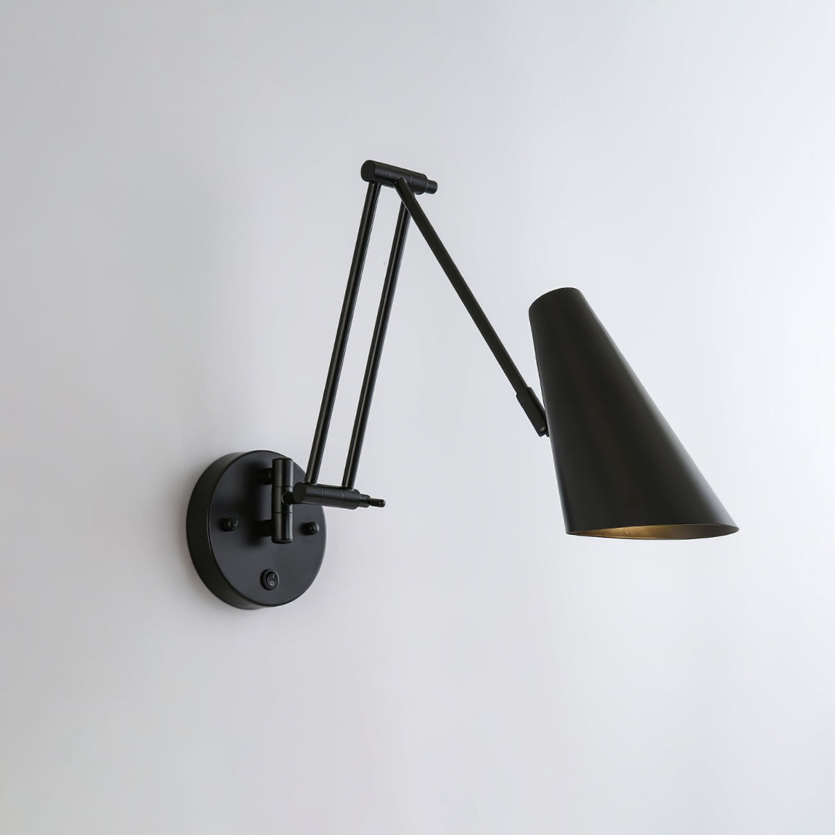 Swing Arm Industrial Wall Sconce
