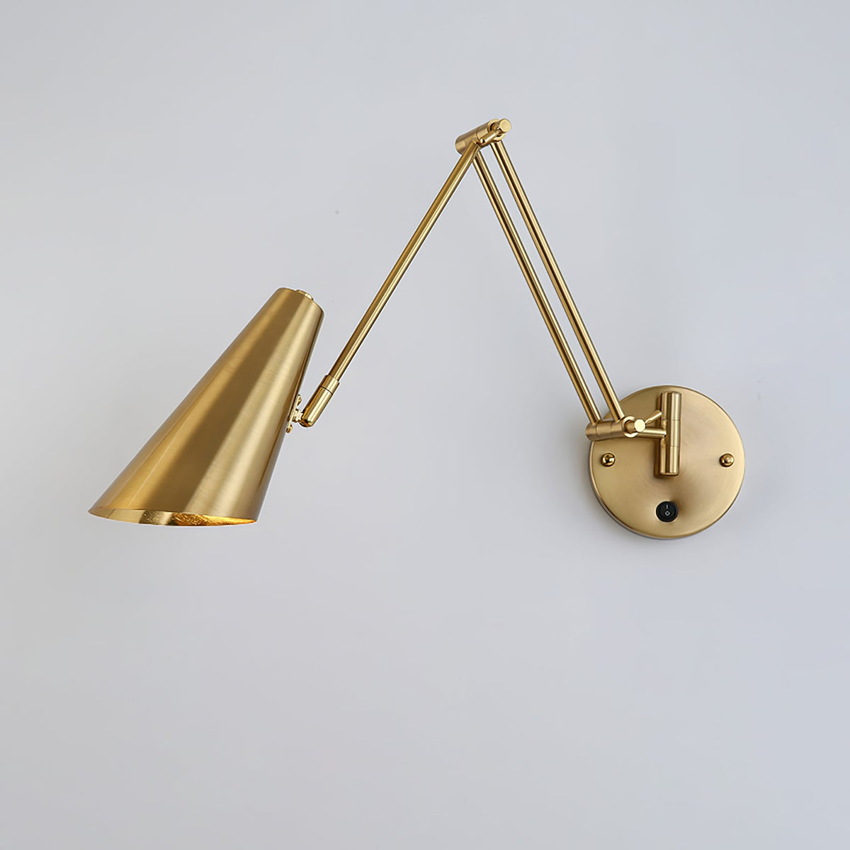 Swing Arm Industrial Wall Sconce
