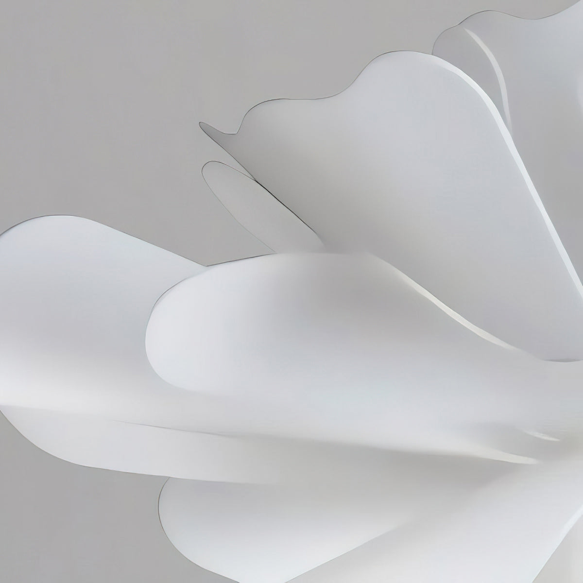 Lotus White Acrylic Pendant Light