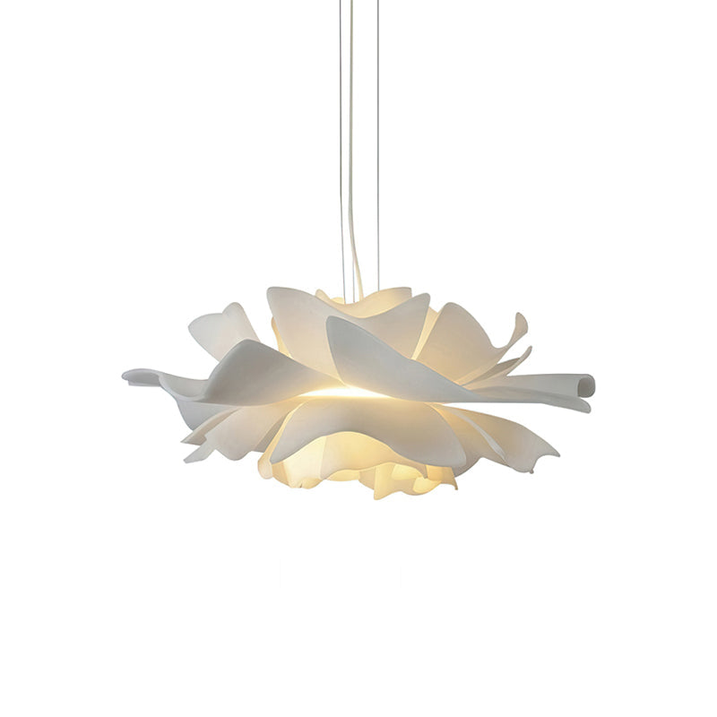 Lotus White Acrylic Pendant Light