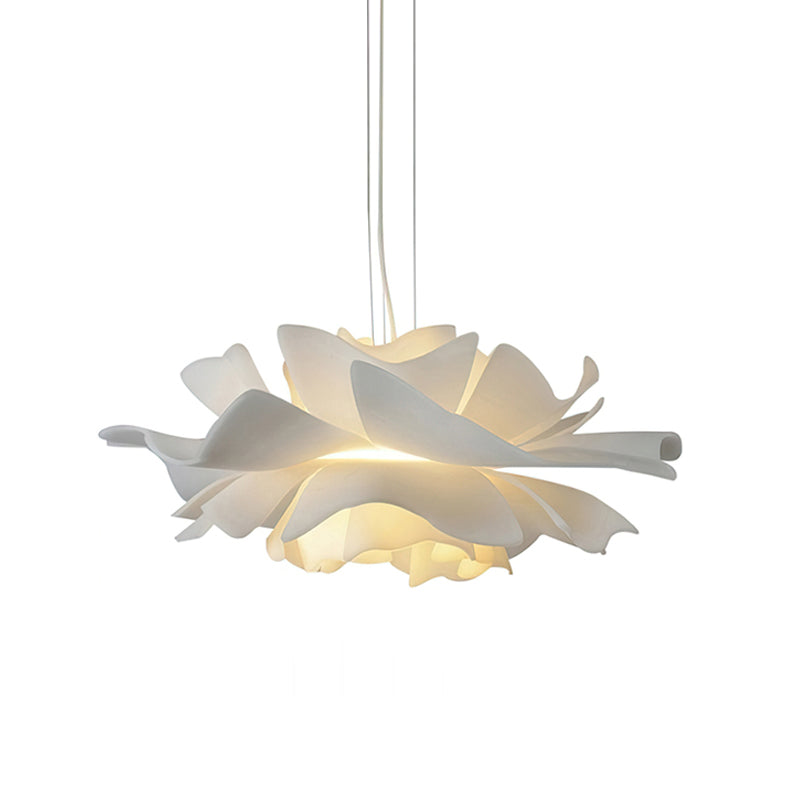 Lotus White Acrylic Pendant Light