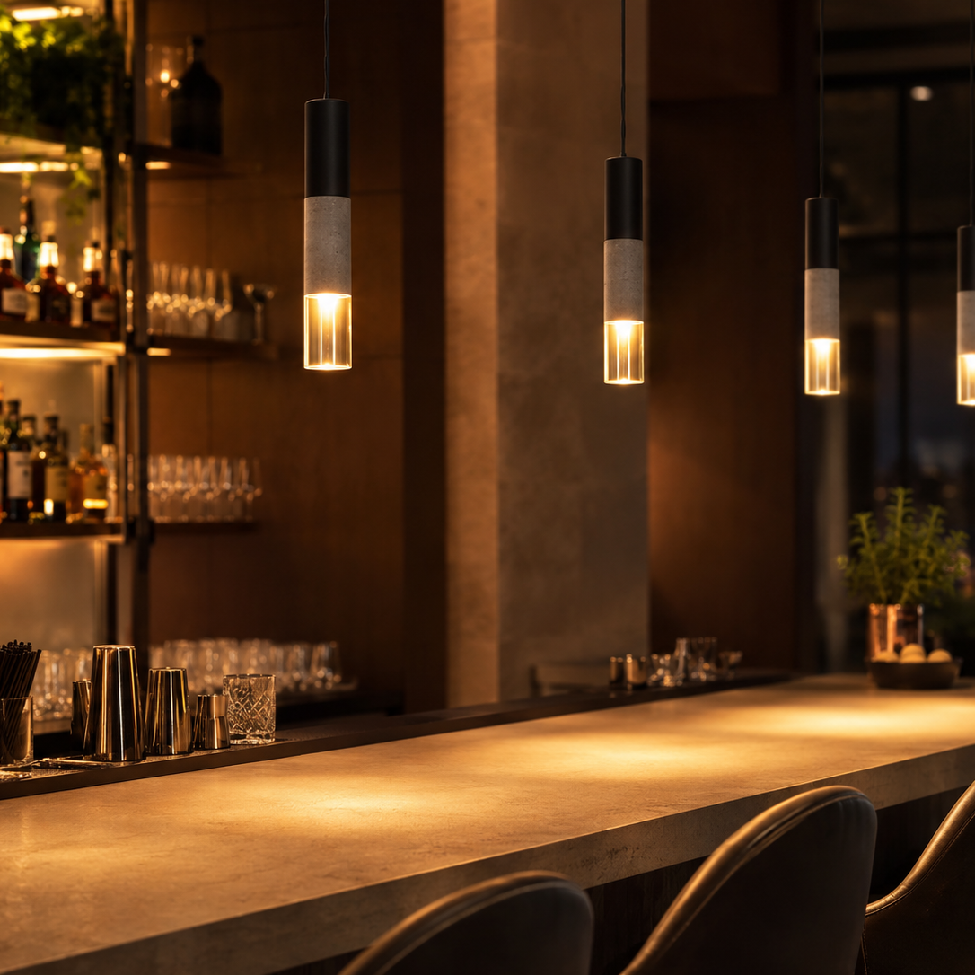 Varo Concrete Industrial Pendant Light