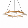 Liora 5-Light Bird Round LED Chandelier