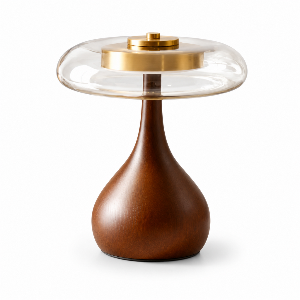 Andi Modern Glass LED Table Lamp