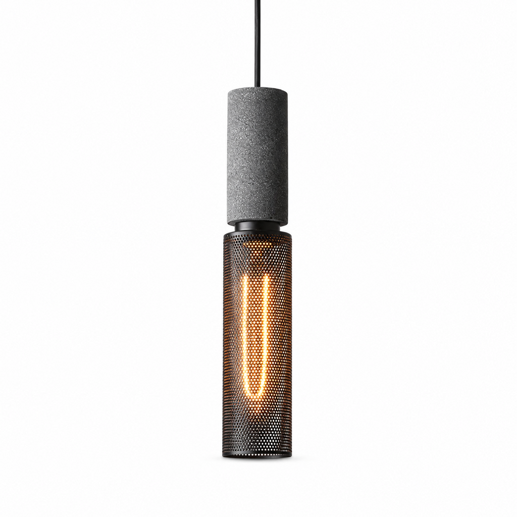 Varo Concrete Industrial Pendant Light