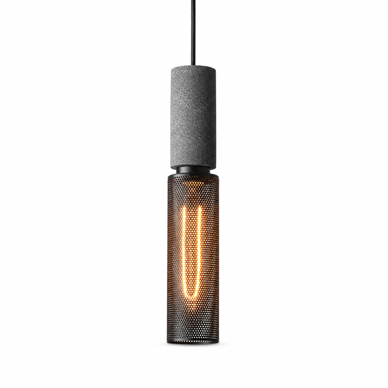 Varo Concrete Industrial Pendant Light