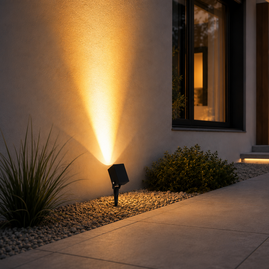 Solara Multi-Zoom Waterproof Solar LED Spotlight