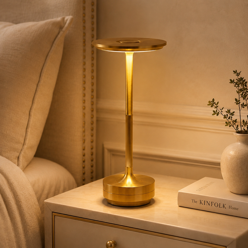 Luma Dish Rechargeable Dimmable LED Table Lamp