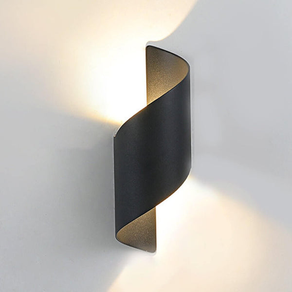 Spiral Dual Sided LED Wall Light