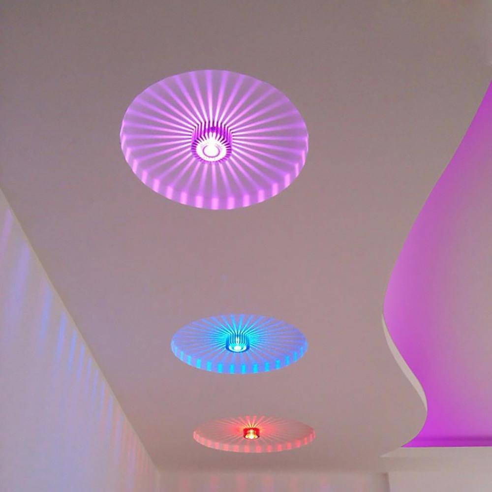 Sunburst LED Flush Mount Ceiling Light
